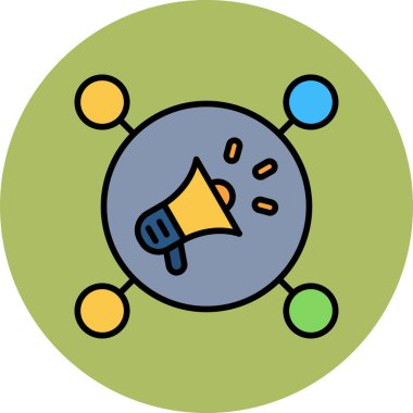 Kanallar web simgesi vektör illüstrasyonu