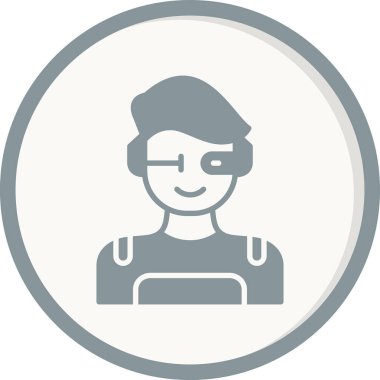 Süper kahraman ağ simgesi, vektör illüstrasyonu