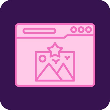 En sevdiği işaret. Web simgesi basit tasarım