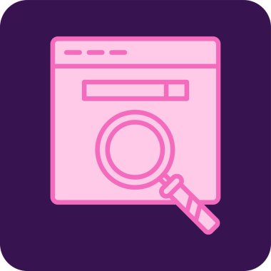 Tarayıcı modern simgesinin vektör illüstrasyonu