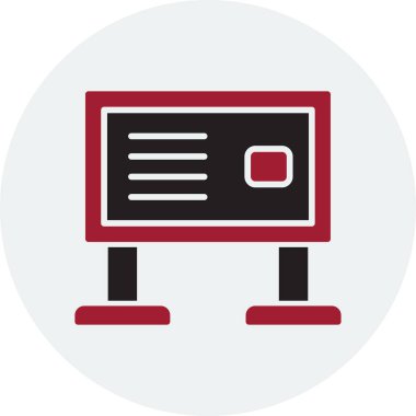 Web simgesi vektör illüstrasyonunu imzala