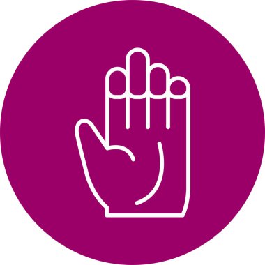 Siyanoz ağ simgesi vektör illüstrasyonu