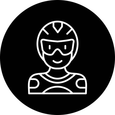 Süper kahraman ağ simgesi, vektör illüstrasyonu