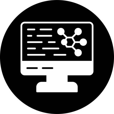 Basit Bilgisayar vektör illüstrasyonu