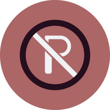 Park işareti yok Basit simge