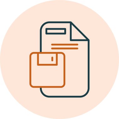 Düğme web simgesi vektör illüstrasyonunu kaydet