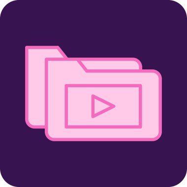 Soyut dijital video oynatıcı vektör illüstrasyonu 