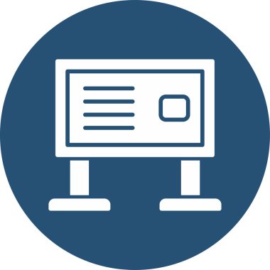 Web simgesi vektör illüstrasyonunu imzala