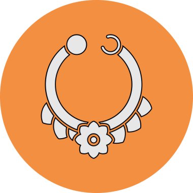 Septum piercinginin basit özet resmi