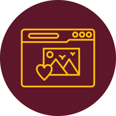 Web simgesi vektör illüstrasyonu gibi