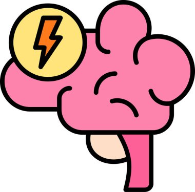 Stres web simgesi vektör illüstrasyonu