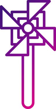 fırıldak web simge vektör çizim