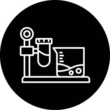 Kolay kimya deneyi, basit vektör tasarımı