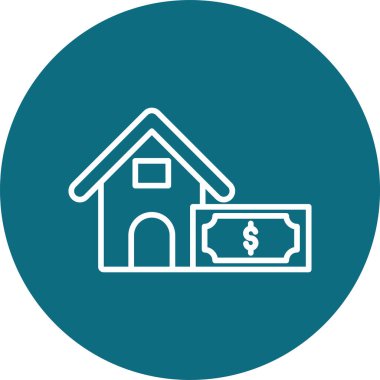 Varlıklar web simgesi vektör çizimi