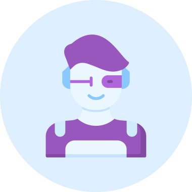 Süper kahraman ağ simgesi, vektör illüstrasyonu