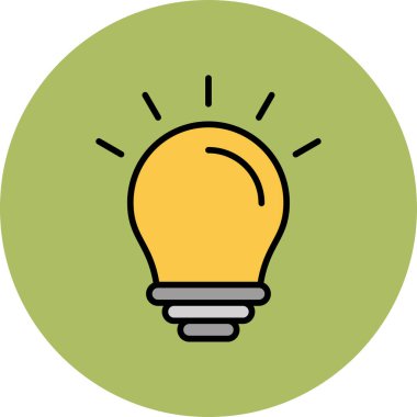 Ampul Ağı simgesi, vektör illüstrasyonu