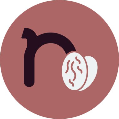 Küçük harf n 'nin vektör illüstrasyonu               