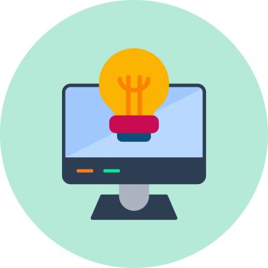 Yenilik. Web simgesi basit illüstrasyon