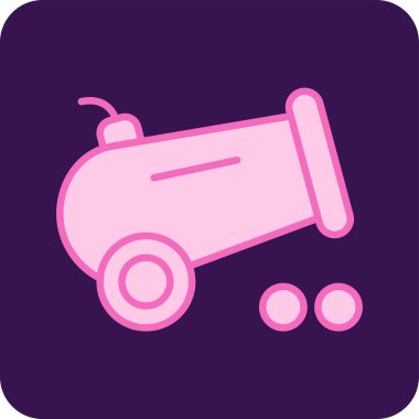 Topun ağ simgesi vektör illüstrasyonu