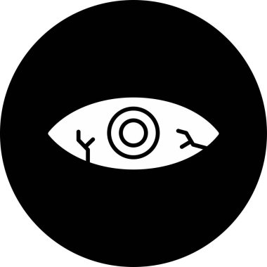 Göz enfeksiyonunun basit doğrusal resmi