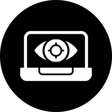 dizüstü bilgisayar simgesi, vektör illüstrasyonu basit tasarım