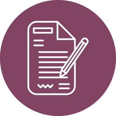 Sözleşmeli ağ simgesi, vektör illüstrasyonu