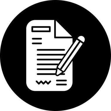 Sözleşmeli ağ simgesi, vektör illüstrasyonu