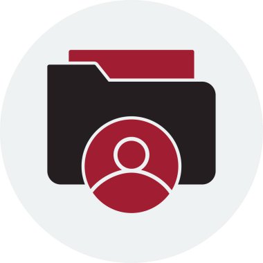 Düz biçimli kişisel web simgesi