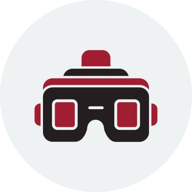 Gözlükler. Web simgesi basit illüstrasyon