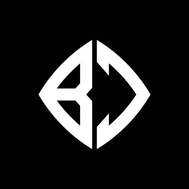 BC Logosu geometrik modern dikdörtgen yuvarlak stil tasarımlı izole arkaplan, minimalist geometrik şekil logosu.