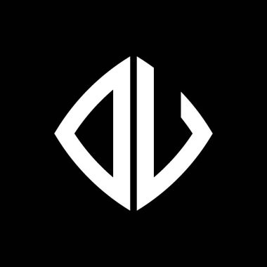 DV Logo ilk monogramı geometrik modern dikdörtgen yuvarlak stil tasarımı izole arkaplan, minimalist geometrik şekil logosu.