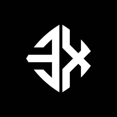 EX Logo ilk monogramı geometrik modern dikdörtgen yuvarlak stil tasarımı izole arkaplan, minimal geometrik şekil logosu.