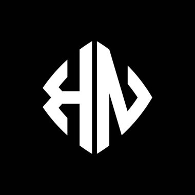 KN Logo ilk monogramı geometrik modern dikdörtgen yuvarlak stil tasarımı izole arkaplan, minimalist geometrik biçim logosu.