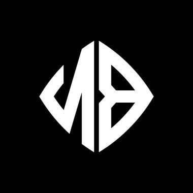NB Logo ilk monogramı geometrik modern dikdörtgen yuvarlak stil tasarımı izole arkaplan, minimalist geometrik şekil logosu.