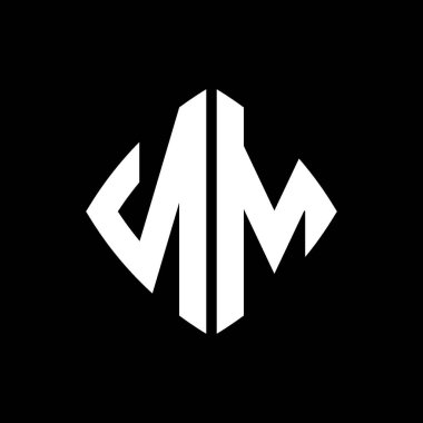 NM Logo ilk monogramı geometrik modern dikdörtgen yuvarlak stil tasarımı izole arkaplan, minimalist geometrik şekil logosu.