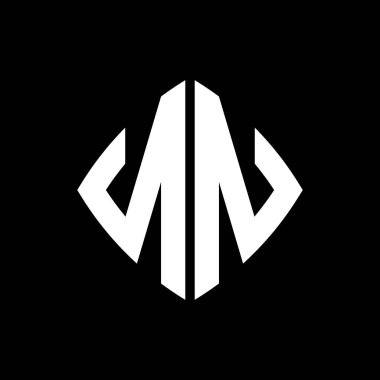 NN Logo ilk monogramı geometrik modern dikdörtgen yuvarlak stil tasarımı izole arkaplan, minimalist geometrik şekil logosu.