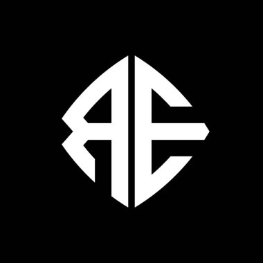 DE Logosu geometrik modern dikdörtgen yuvarlak stil tasarımlı izole arkaplan, minimalist geometrik şekil logosu.