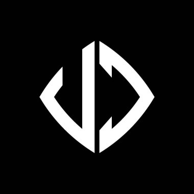 VC Logo ilk monogramı geometrik modern dikdörtgen yuvarlak stil tasarımı izole arkaplan, minimalist geometrik şekil logosu.