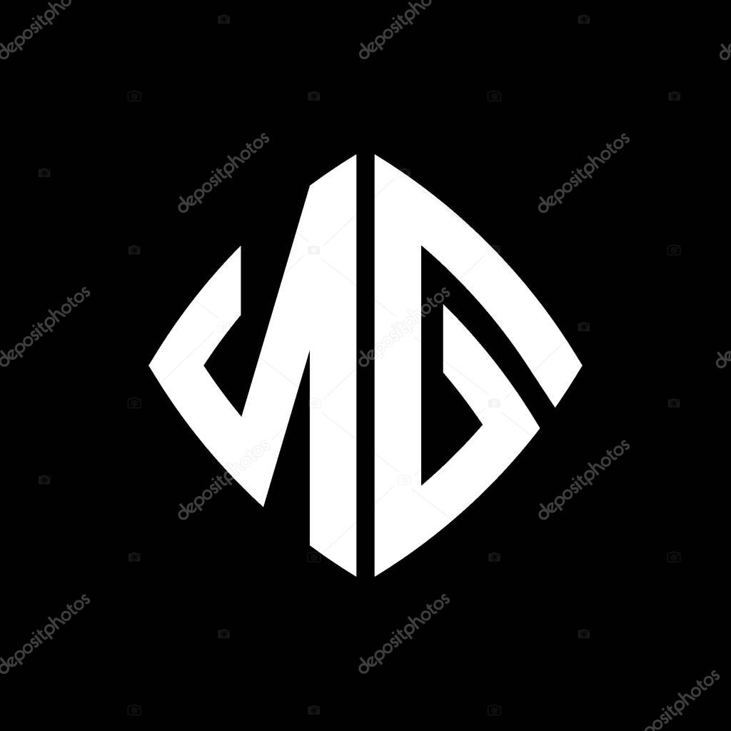 NG Logo initial monogram with geometric modern rectangle rounded style design in isolated background, minimalist geometric shape style logo.