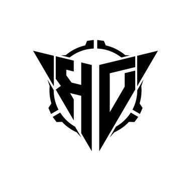 KD Oyun Logosu Geometrik modern Üçgen Yuvarlak Scope Sniper Taktik stili tasarımı izole arkaplan, minimal oyun logosu tasarımı, keskin nişancı üçgen logosu logosu harfi.