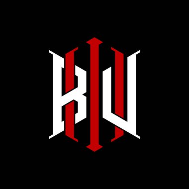 İzole arkaplanda geometrik modern dikdörtgen stil tasarımlı ilk monogram, minimalist geometrik şekil logosu.