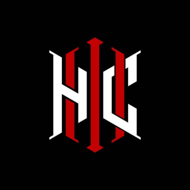 İzole arkaplanda geometrik modern dikdörtgen stil tasarımlı ilk monogram, minimalist geometrik şekil logosu.