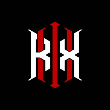 İzole arkaplanda geometrik modern dikdörtgen stil tasarımlı ilk monogram, minimalist geometrik şekil logosu.