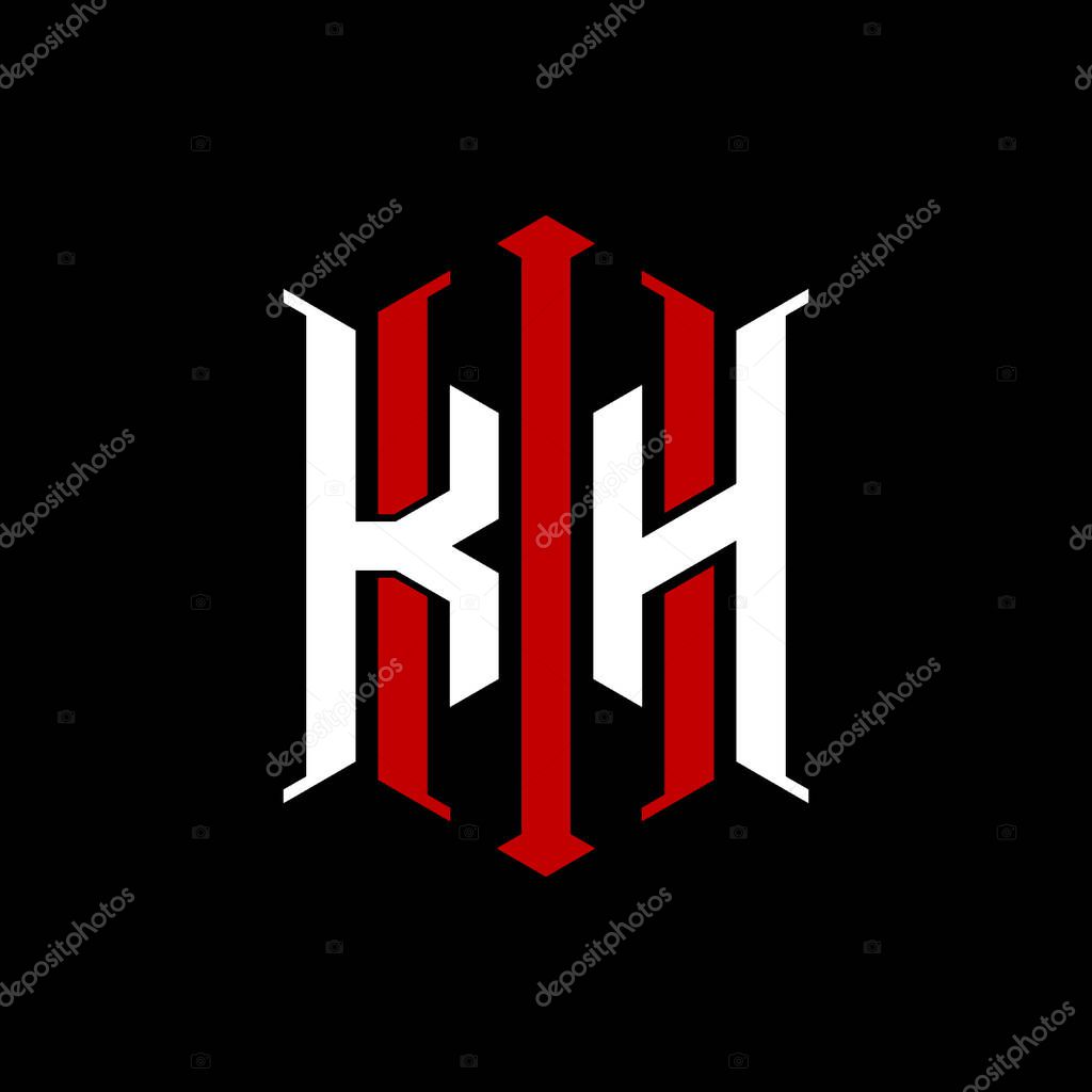Logo initial monogram with geometric modern rectangle Elegant style design in isolated background, minimalist geometric shape style logo.