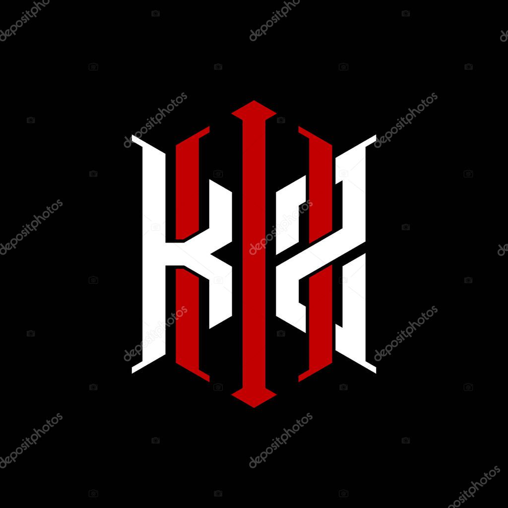 Logo initial monogram with geometric modern rectangle Elegant style design in isolated background, minimalist geometric shape style logo.