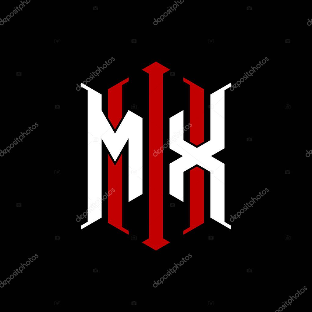 Logo initial monogram with geometric modern rectangle Elegant style design in isolated background, minimalist geometric shape style logo.