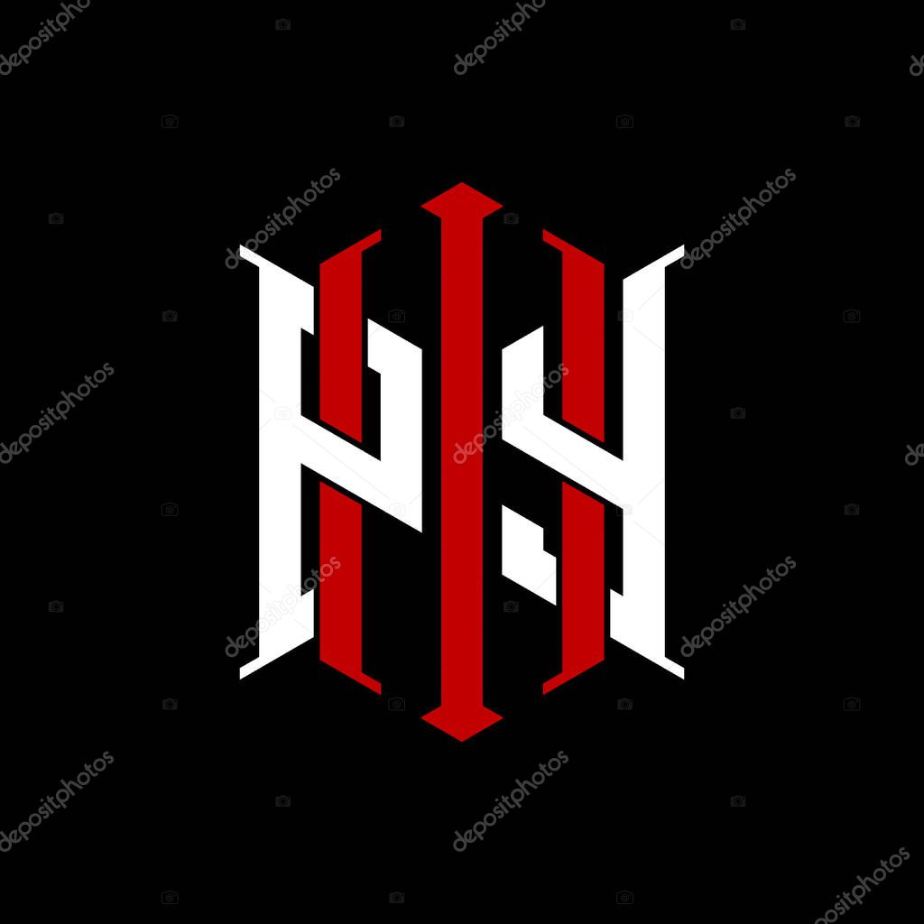 Logo initial monogram with geometric modern rectangle Elegant style design in isolated background, minimalist geometric shape style logo.