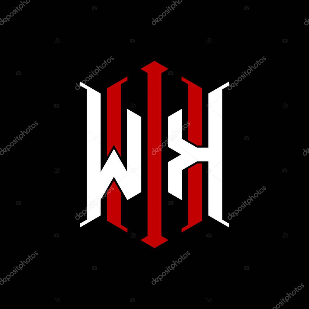 Logo initial monogram with geometric modern rectangle Elegant style design in isolated background, minimalist geometric shape style logo.