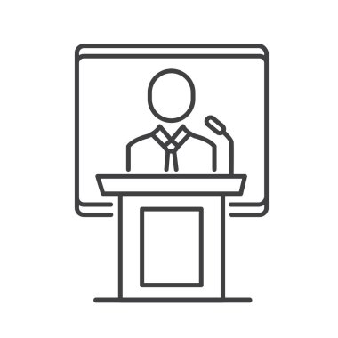 Konuşma Konuşması Vektörü Simgesi Tasarımı