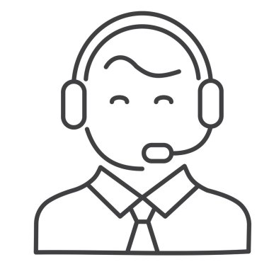 Customer Support Vector Icon Design